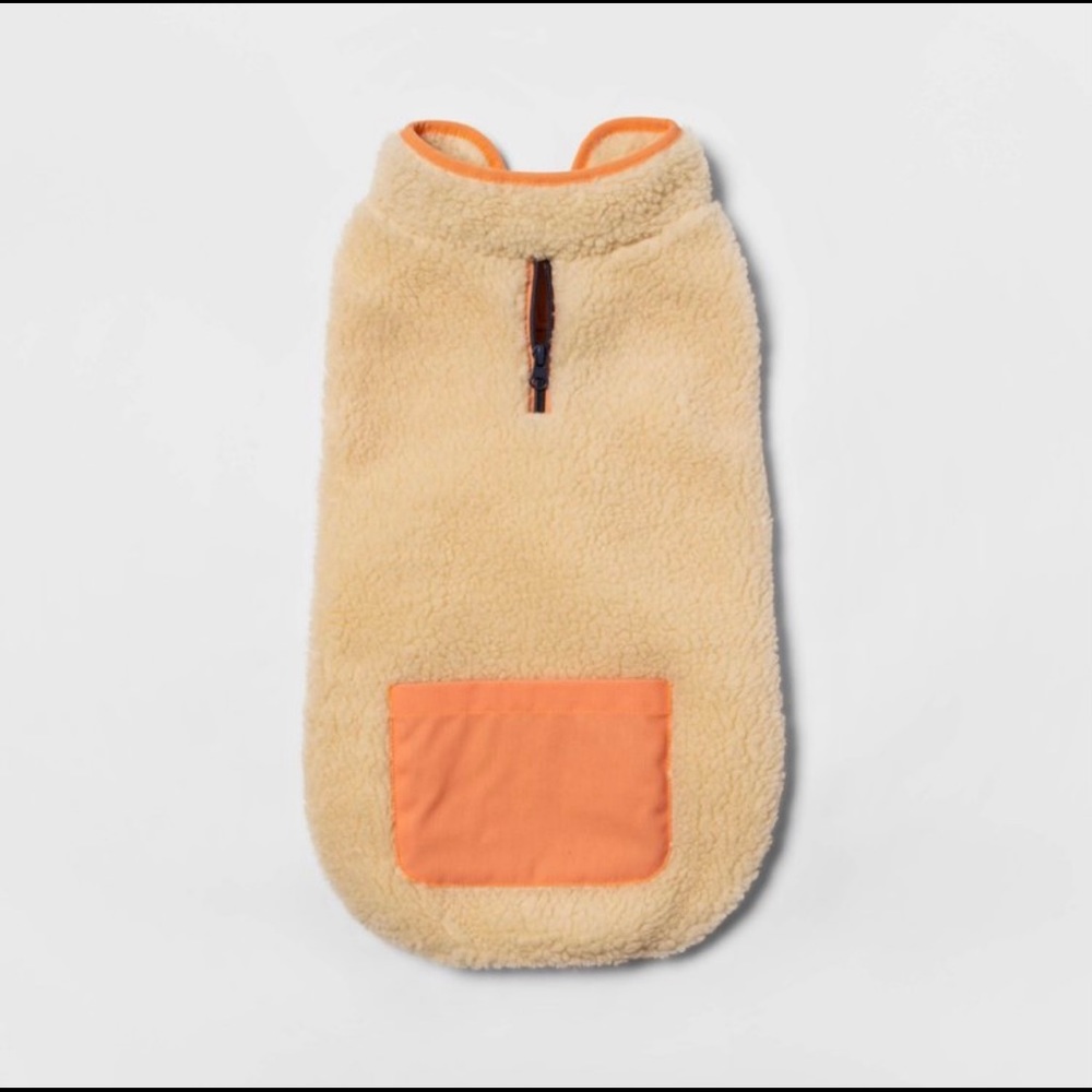 Boots & Barkley Sherpa Dog Sweater - Cream